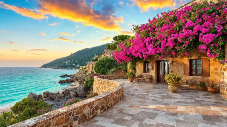 can a sardinian seaside home be rented out easily for extra income during peak season