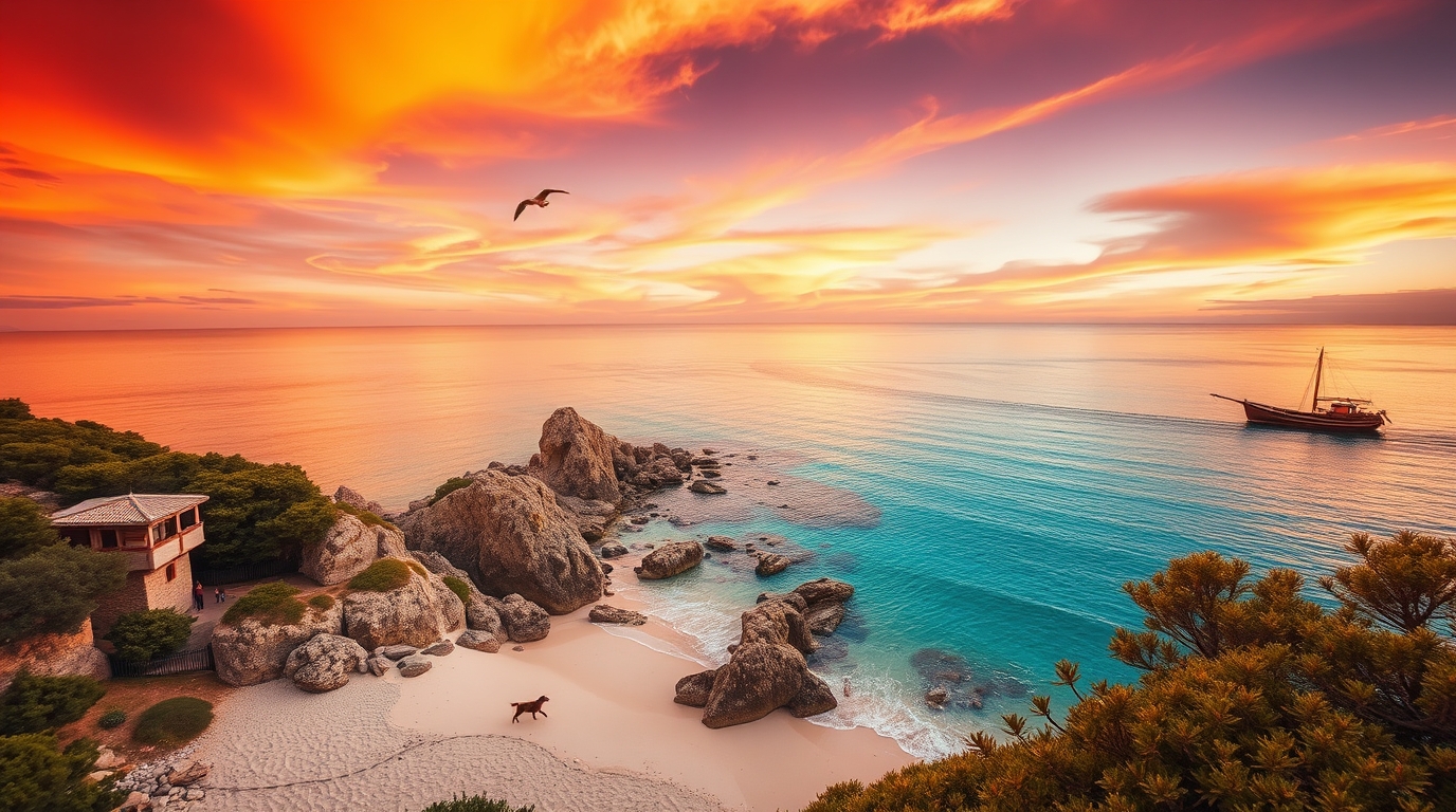 november in sardinia complete guide, vacation tips and info on weather, climate, temperatures, water, winds, rain