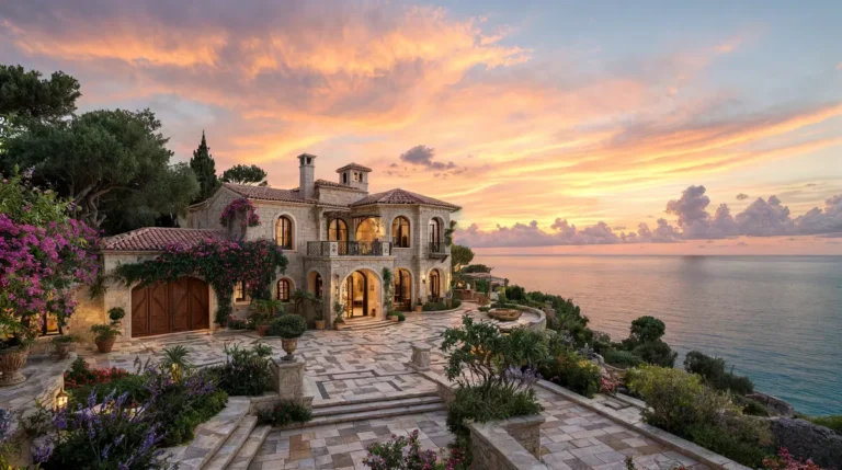 which types of houses are most in demand along the sardinian coast (apartments, villas, rustic homes)