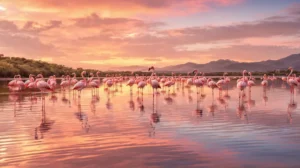 where can you see flamingos in sardinia